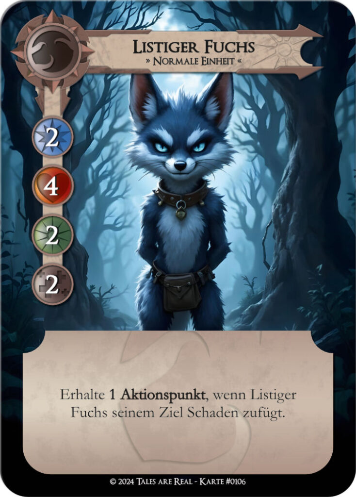 Karte Listiger Fuchs von Tales are Real