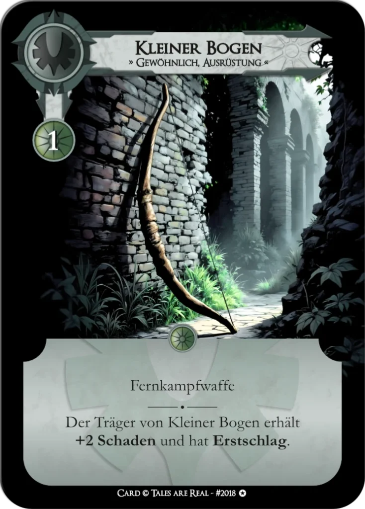 Spielkarte Kleiner Bogen vom Volk der Menschen von Tales are Real